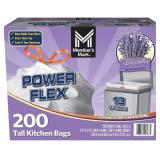 MEMBER MARK POWER FLEX 13-GALLON TALL KITCHEN TRAS