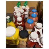 1 LOT OF KETCHUP 9CT, 4-RANCH DRESSING,3-SALSA,1-M