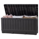 KETER KENTWOOD 92 GALLON RESIN DECK BOX-ORGANIZATI