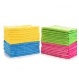 HOMETEX MICROFIBER TOWELS, 72 PACK