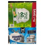 1 LOT OF 1-GLAD TALL KITCHEN BAGS 13 GALLON 160 CT