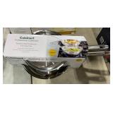 CUISINART 2-PIECE STAINLESS STEEL 8? & 10? SKILLET
