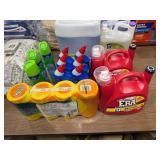 1 LOT ASSORTED CLEANING & LAUNDRY SUPPLIES