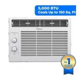 $174 MIDEA 5,000 BTU 150 SQ FT MECHANICAL WINDOW A
