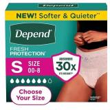 DEPEND FRESH PROTECTION INCONTINENCE UNDERWEAR FOR