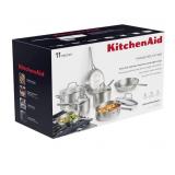 KITCHENAID 3-PLY BASE STAINLESS STEEL 11-PIECE COO