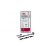 1/2 IN. X 7 IN. GALVANIZED AUGER BOLT POST TO BEAM