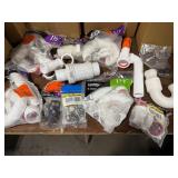 1 LOT ASSORTED PLUMBING COMPONENTS