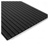 $183 BLACK 0.83IN. X 2 FT. X 4 FT. SLAT MDF ACOUST