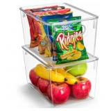 SORBUS CLEAR STORAGE BINS - MULTI-PURPOSE ORGANIZE