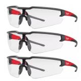 MILWAUKEE SAFETY GLASSES WITH CLEAR ANTI-SCRATCH L