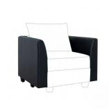 30.30 IN. W FAUX LEATHER MODERN DIY SOFA ARMREST M