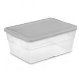1 LOT OF (2) STERILITE 16 QT. STORAGE BOX