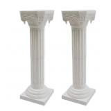 34.65 IN. H WHITE WEDDING PARTY EVENT DECORATIVE R