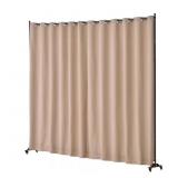 ROOM DIVIDER, PORTABLE, WITH WHEELS CURTAIN DIVIDE