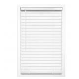 WHITE CORDLESS ROOM DARKENING PREMIUM VINYL BLINDS