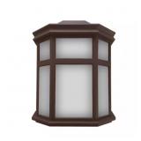 SEDONA 1-LIGHT BRONZE LED OUTDOOR WALL LANTERN SCO