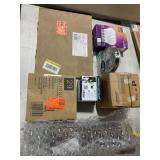 1 LOT OF MISCELLANEOUS ITEMS(ALUMINUM FILTER,ALARM