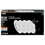 FEIT ELECTRIC 5/6 INCH LED RECESSED DOWNLIGHT, 22.