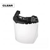 1 LOT (2) BOLT CLEAR UNCOATED LENS TASK FULL FACE