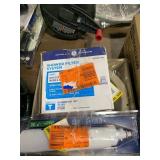 1 LOT (1) GE APPLIANCES SHOWER FITLER SYSTEM.(1) G