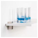 CAPRI 8 IN. X 36 IN. X 5/16 IN. OPAQUE TEMPERED GL