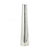 SILVER MINIMALISTIC TALL FLOOR CONE STAINLESS STEE