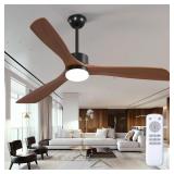 $126 ADDLON 60 INCH CEILING FANS WITH LIGHTS AND R