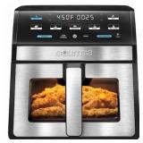GOURMIA 8-QUART DIGITAL AIR FRYER WITH WINDOW & LI
