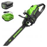 $409 GREENWORKS 80V 18" BRUSHLESS CORDLESS CHAINSA