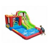 HAPPY HOP INFLATABLE DOUBLE SLIDE WATER FUN PARK W