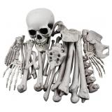 XONOR 28 PIECES SKELETON BONES AND SKULL FOR HALLO