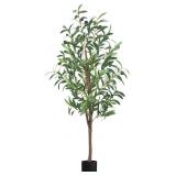 ARTIFICIAL OLIVE TREE, 4FT TALL FAUX OLIVE TREES 4