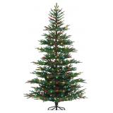 6 FT PRE-LIT ARTIFICIAL CHRISTMAS TREE WITH 250 DU