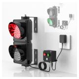 $128 LED TRAFFIC SIGNAL LIGHTS, RED/GREEN TRAFFIC