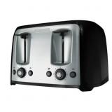 BLACK+DECKER 4-SLICE TOASTER WITH EXTRA-WIDE SLOTS