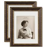 VINTAGE 11X14 PICTURE FRAME, ORNATE ANTIQUE GOLD 1