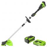 $210 GREENWORKS 40V 17-INCH BRUSHLESS STRING TRIMM