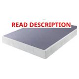 $276 ZINUS METAL BOX SPRING WITH WOOD SLATS /7.5 I