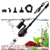 AQQA ELECTRIC AQUARIUM GRAVEL CLEANER, 6 IN 1 AUTO