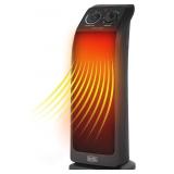 BLACK+DECKER OSCILLATING CERAMIC TOWER HEATER, 150