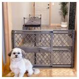 MYPET NORTH STATES PAWS 40" PORTABLE PET GATE: EXP