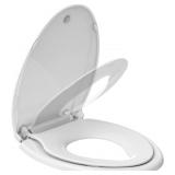 TOILET SEAT, ELONGATED TOILET SEAT WITH TODDLER SE