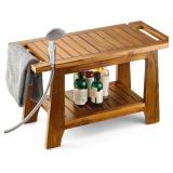 TINAMO 28" TEAK SHOWER BENCHES FOR INSIDE SHOWER -