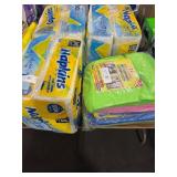 1 LOT ASSORTED PAPER & MICROFIBER TOWELS