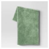 1 LOT OF 2-PLUSH THROW BLANKET GREEN - ROOM ESSENT