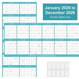 1 LOT OF 2-17" X 38" 2026 WALL CALENDAR, WET & DRY