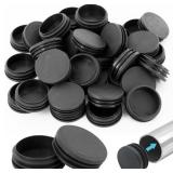 140PCS TUBING PLUG, 2INCH ROUND PLASTIC PLUG INSER