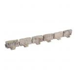 $140 DECORATIVE FAUX STONE 60 FT. X 2.7 IN. BROWN