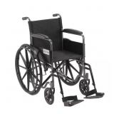 $116 SILVER SPORT 1 WHEELCHAIR WITH FULL ARMS AND